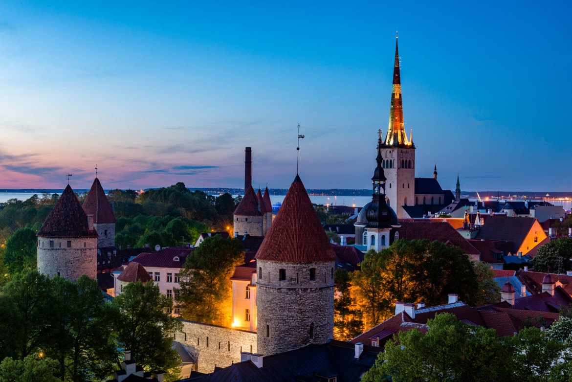 Tallinn Estonia, Blue Hour, Landscape Photography, Landscape, blue Hour,